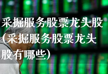 采掘服务股票龙头股(采掘服务股票龙头股有哪些)_https://www.hangfeite.com_创业板_第1张