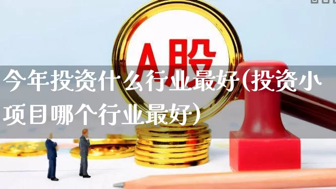 今年投资什么行业最好(投资小项目哪个行业最好)_https://www.hangfeite.com_创业板_第1张