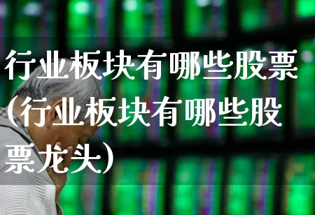 行业板块有哪些股票(行业板块有哪些股票龙头)_https://www.hangfeite.com_创业板_第1张
