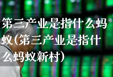 第三产业是指什么蚂蚁(第三产业是指什么蚂蚁新村)_https://www.hangfeite.com_创业板_第1张