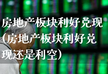房地产板块利好兑现(房地产板块利好兑现还是利空)_https://www.hangfeite.com_深交所_第1张