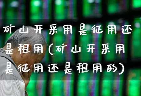 矿山开采用是征用还是租用(矿山开采用是征用还是租用的)_https://www.hangfeite.com_上交所_第1张