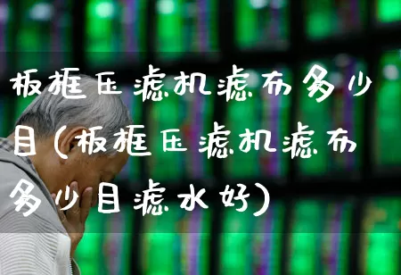 板框压滤机滤布多少目(板框压滤机滤布多少目滤水好)_https://www.hangfeite.com_上交所_第1张