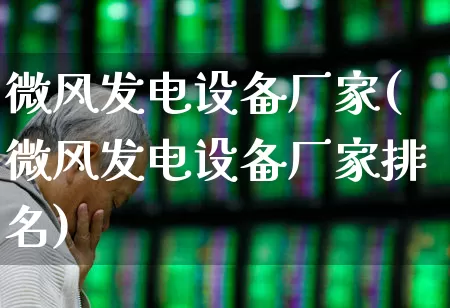 微风发电设备厂家(微风发电设备厂家排名)_https://www.hangfeite.com_上交所_第1张