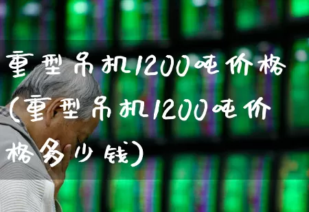 重型吊机1200吨价格(重型吊机1200吨价格多少钱)_https://www.hangfeite.com_科创板_第1张