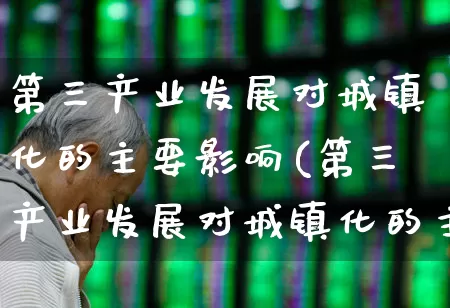 第三产业发展对城镇化的主要影响(第三产业发展对城镇化的主要影响是)_https://www.hangfeite.com_科创板_第1张