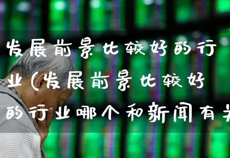 发展前景比较好的行业(发展前景比较好的行业哪个和新闻有关)_https://www.hangfeite.com_上交所_第1张