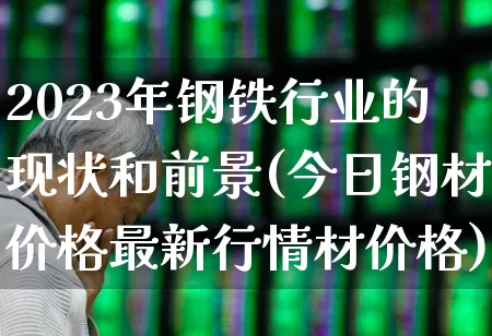 2023年钢铁行业的现状和前景(今日钢材价格最新行情材价格)_https://www.hangfeite.com_深交所_第1张