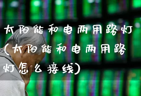 太阳能和电两用路灯(太阳能和电两用路灯怎么接线)_https://www.hangfeite.com_深交所_第1张