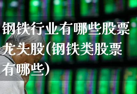 钢铁行业有哪些股票龙头股(钢铁类股票有哪些)_https://www.hangfeite.com_深交所_第1张