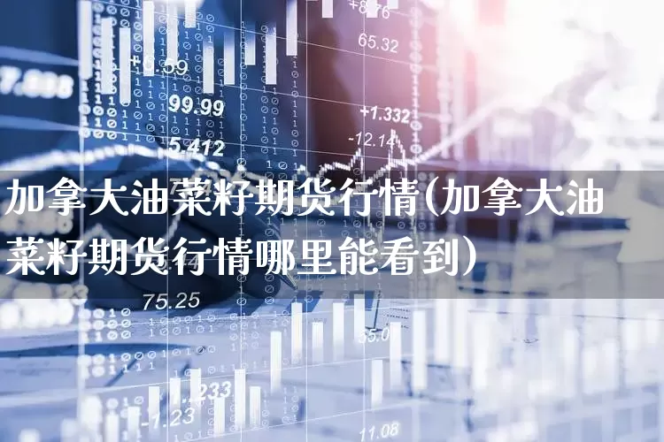 加拿大油菜籽期货行情(加拿大油菜籽期货行情哪里能看到)_https://www.hangfeite.com_创业板_第1张