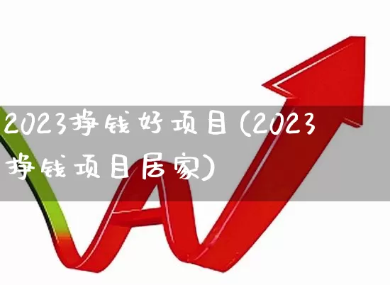 2023挣钱好项目(2023挣钱项目居家)_https://www.hangfeite.com_科创板_第1张