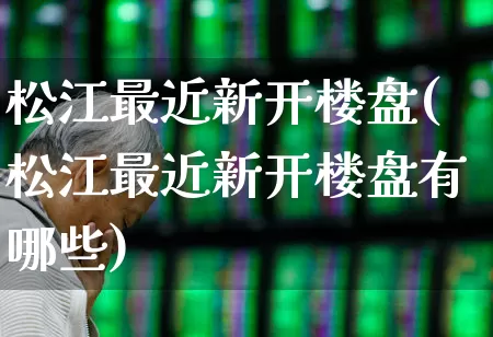 松江最近新开楼盘(松江最近新开楼盘有哪些)_https://www.hangfeite.com_创业板_第1张