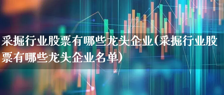 采掘行业股票有哪些龙头企业(采掘行业股票有哪些龙头企业名单)_https://www.hangfeite.com_创业板_第1张