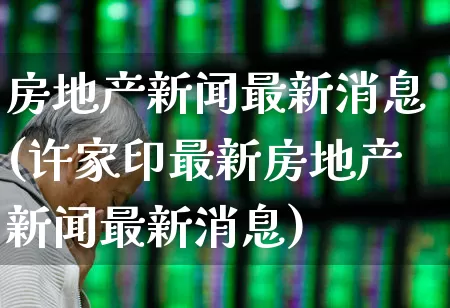 房地产新闻最新消息(许家印最新房地产新闻最新消息)_https://www.hangfeite.com_深交所_第1张