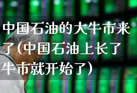 中国石油的大牛市来了(中国石油上长了牛市就开始了)_https://www.hangfeite.com_北交所_第1张