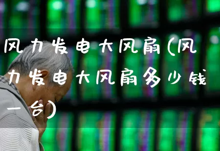 风力发电大风扇(风力发电大风扇多少钱一台)_https://www.hangfeite.com_上交所_第1张